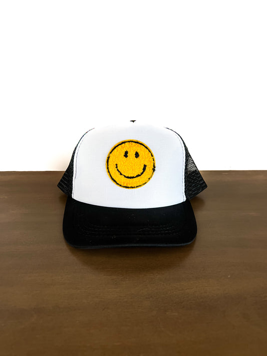 Kids Smiley Face Trucker Hat