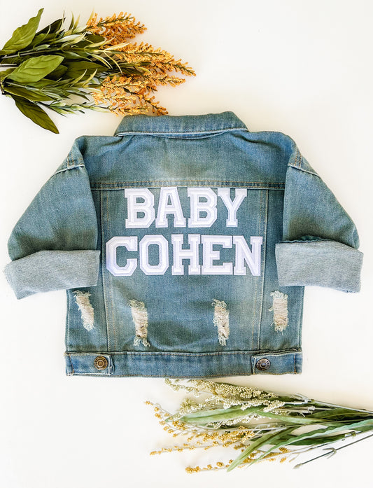 Custom Baby/Pregnancy Announcement Jacket